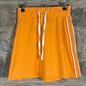 Wild Fable Orange Skirt Women's S Mini Athletic Drawstring Casual‎ Sporty